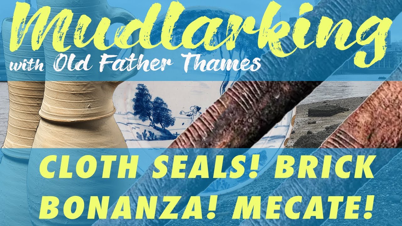 Finding a Giant Horse Hair 'Rope'! Lead Cloth Seals! Antique Pottery! Mudlarking with OFT 18 03 22