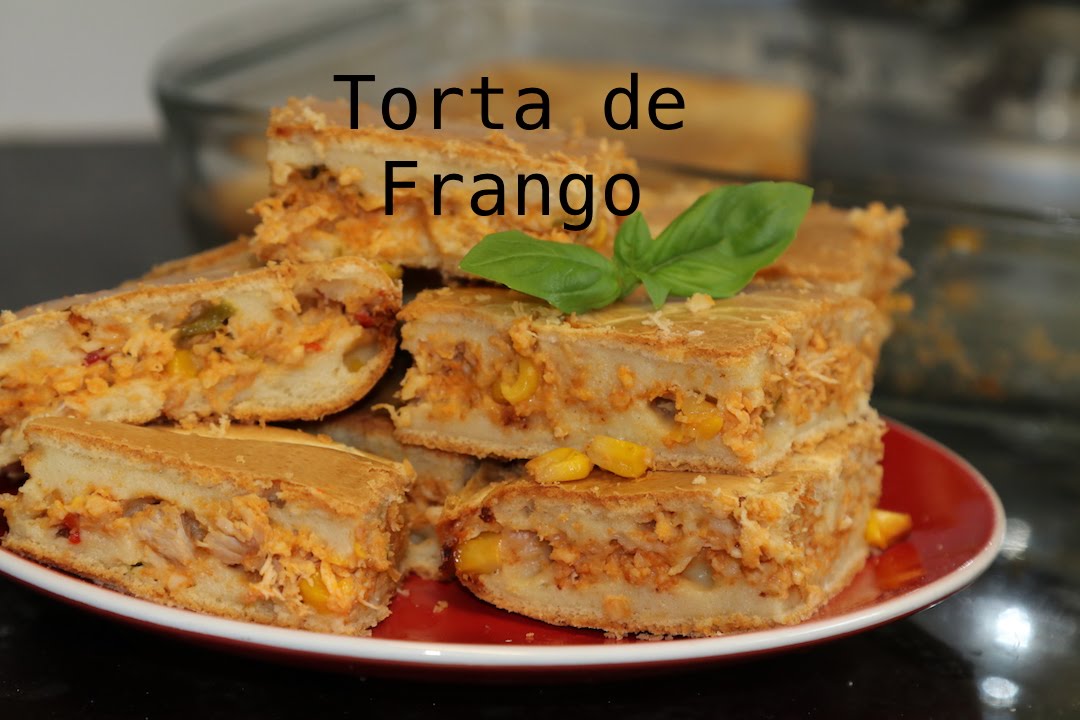 TORTA SALGADA DE FRANGO FIT DE LIQUIDIFICADOR