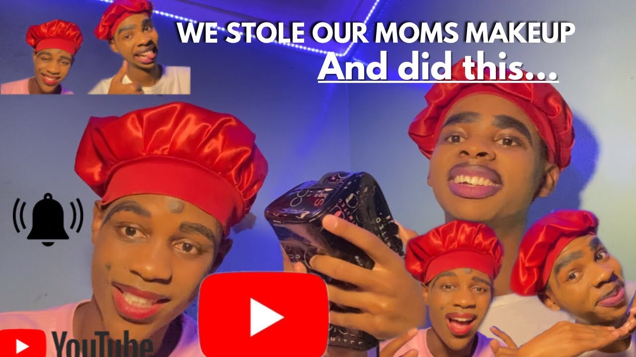 We stole our moms makeup and did this pt2 (must watch)