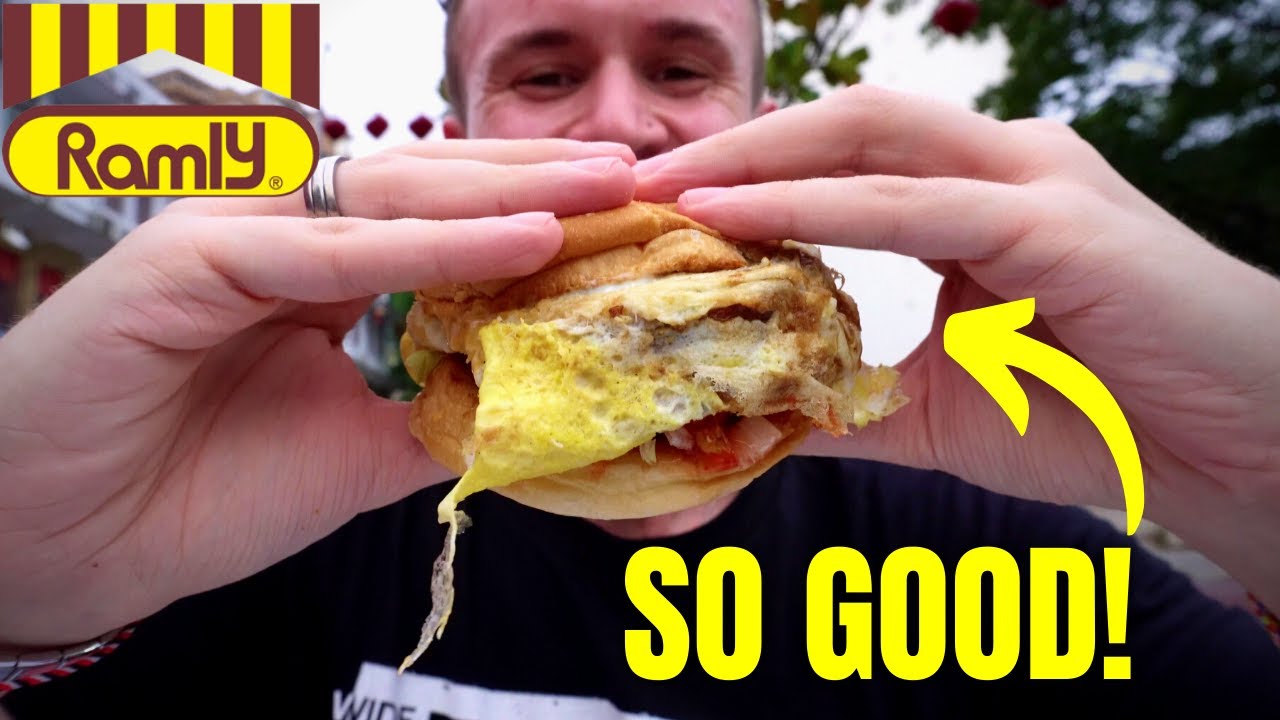 First Time Trying Ramly Burger in Kuala Lumpur 🇲🇾