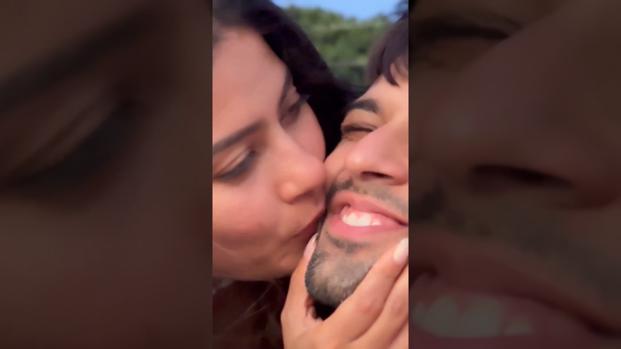 Yeh hai mohabbatein fame Krishna Mukherjee enjoying her honeymoon with her husband #tvstar #star