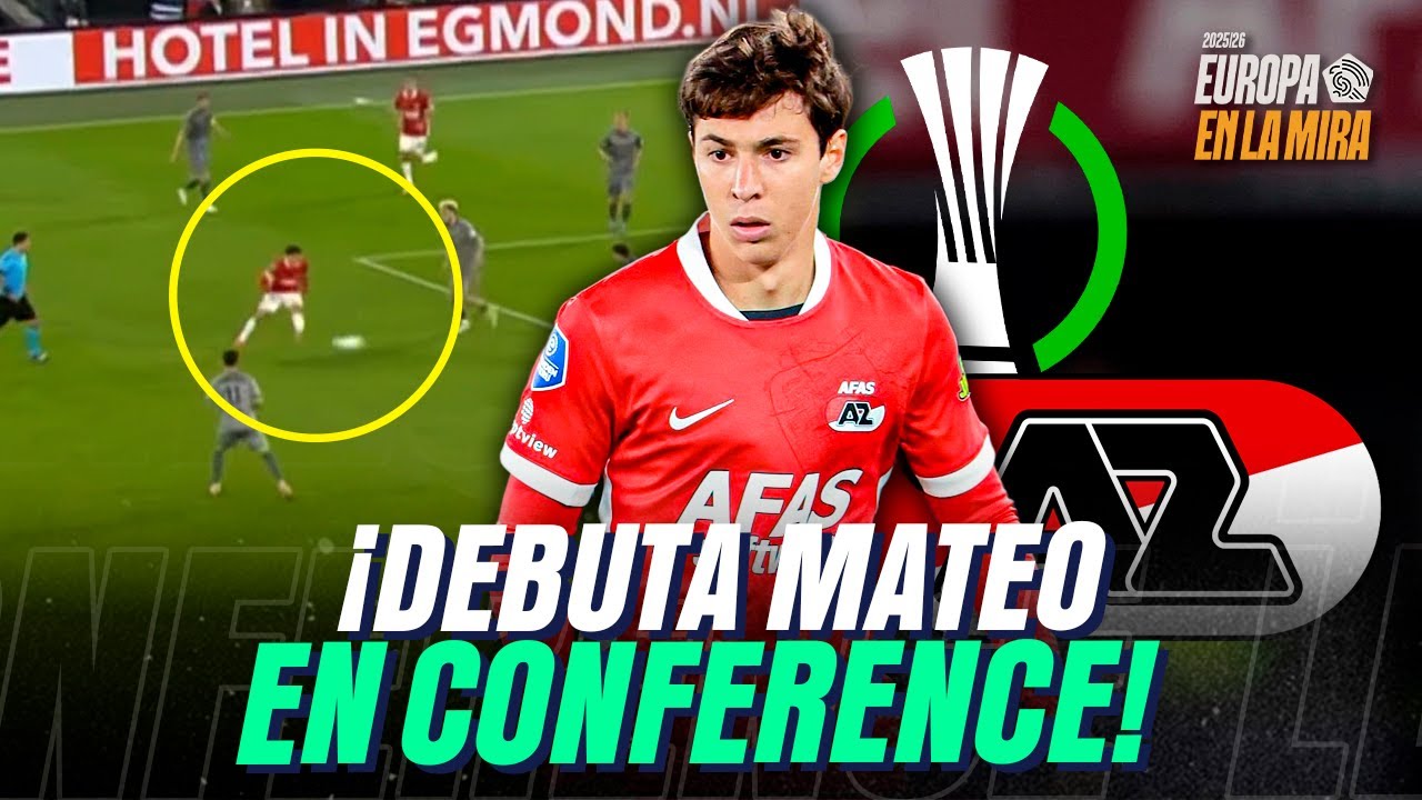 &iexcl;AS&Iacute; FUE EL ESTRENO EUROPEO DE MATEO CH&Aacute;VEZ con el &Alpha;&Zeta; &Alpha;L&Kappa;&Mu;&Alpha;&Alpha;R! ⚽👀  🤩 | MONTES LIDER  👑