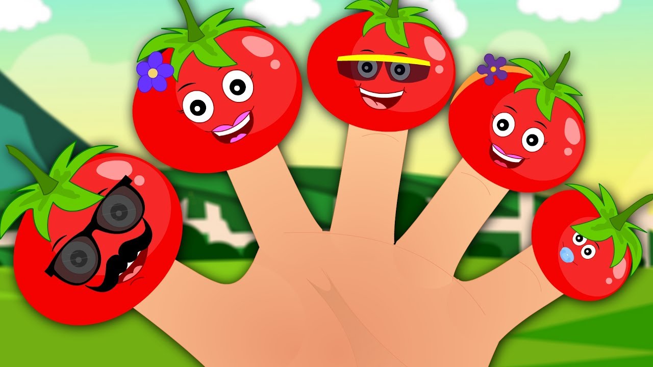 Tomato Finger Family | Nursery Rhymes | Kids Songs | Children Rhymes