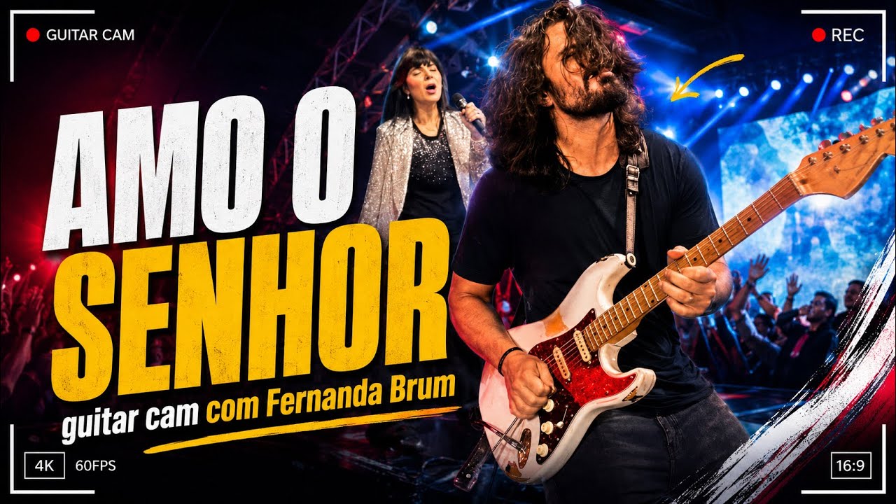 Amo O Senhor - Fernanda Brum | Guitar Cam | Parauapebas - PA