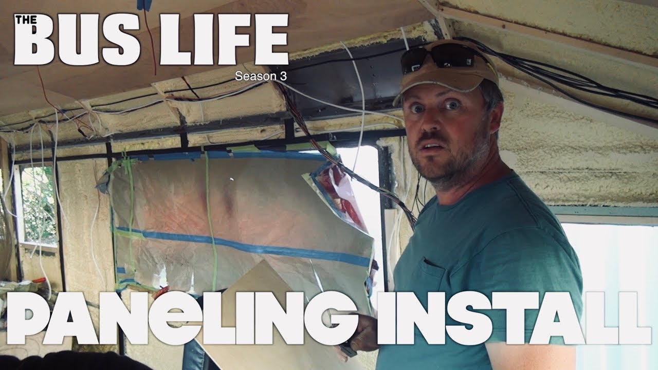 Birch Plywood Paneling in our Bus Conversion | The Bus Life