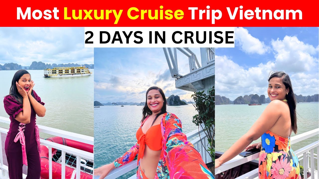 Halong Bay Cruise 2 Days 1 Night | Places To Visit In Hanoi Vietnam 🇻🇳