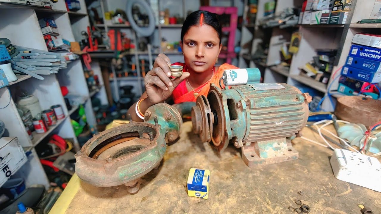  🌻🌱​2 HP Water Motor Pump Repair | पानी नहीं उठा रहा है? ऐसे ठीक करें! 🌊🫧