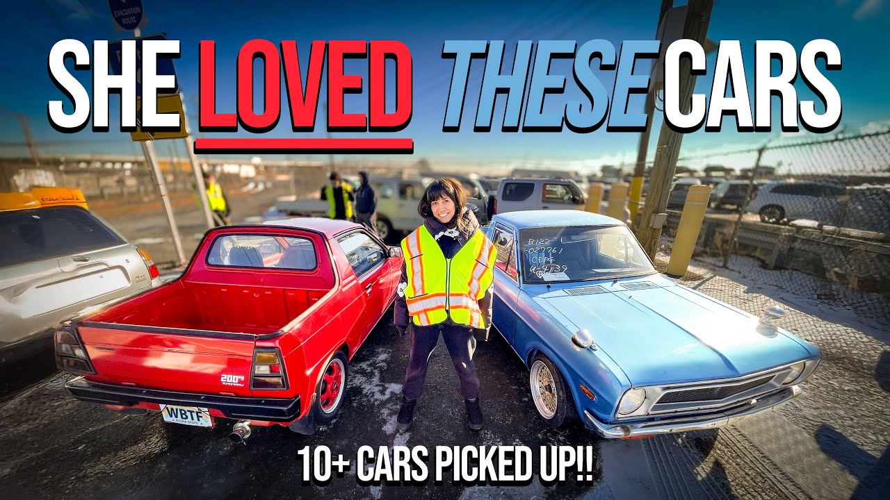 Picking up JDM cars from the port