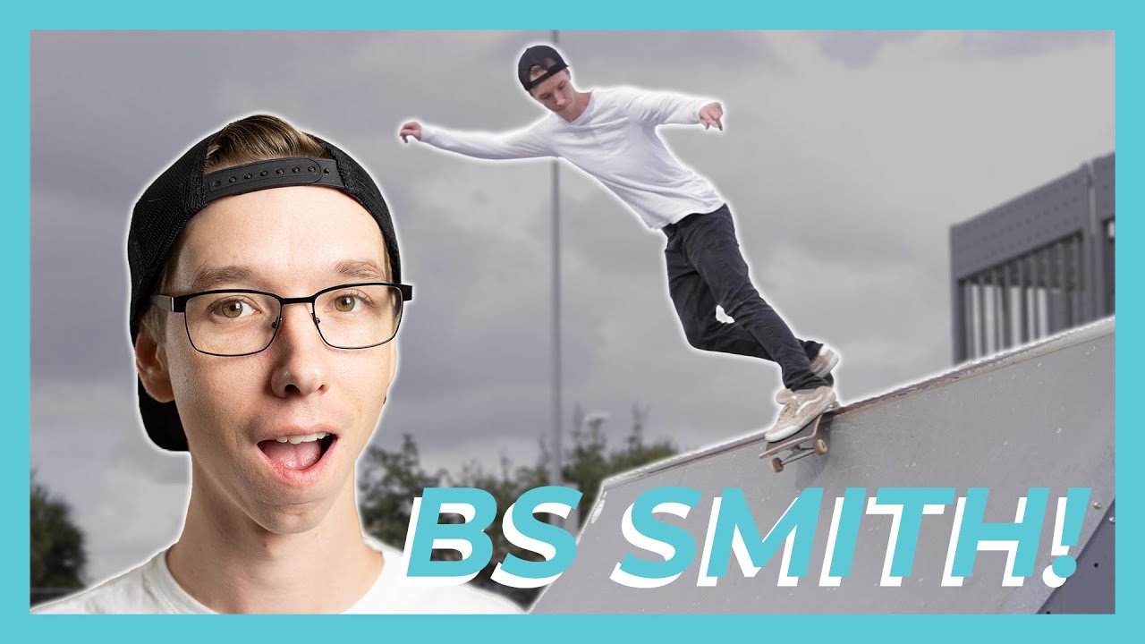 Learning How To Back Smith Grind on the Mini Ramp