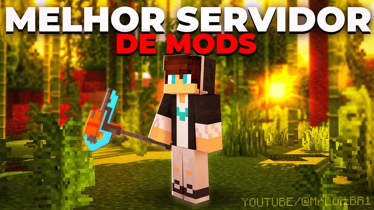 🔥 MELHOR SERVIDOR SURVIVAL COM MODS PARECIDO COM ATM10 COM PING 100% BRASILEIRO E SUPER KIT INICIAL!