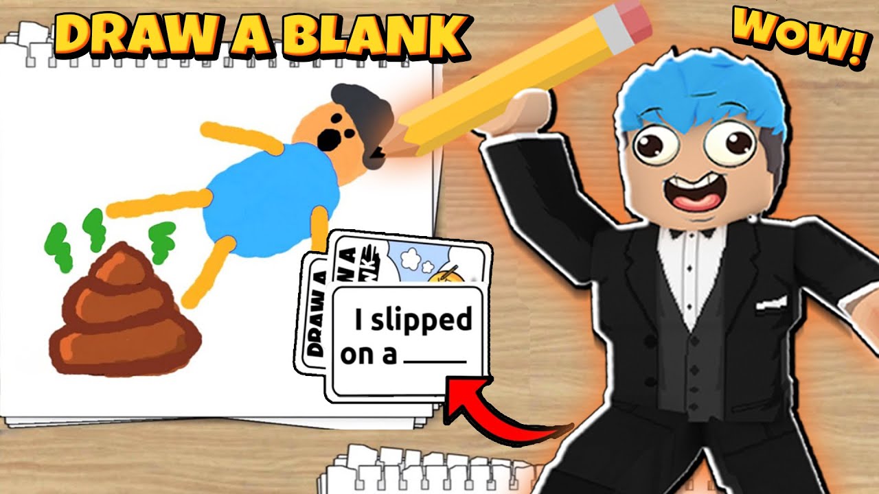 Draw a Blank | Roblox | DRAWING NG KATATAWANAN PERO MAY DAYAAN!