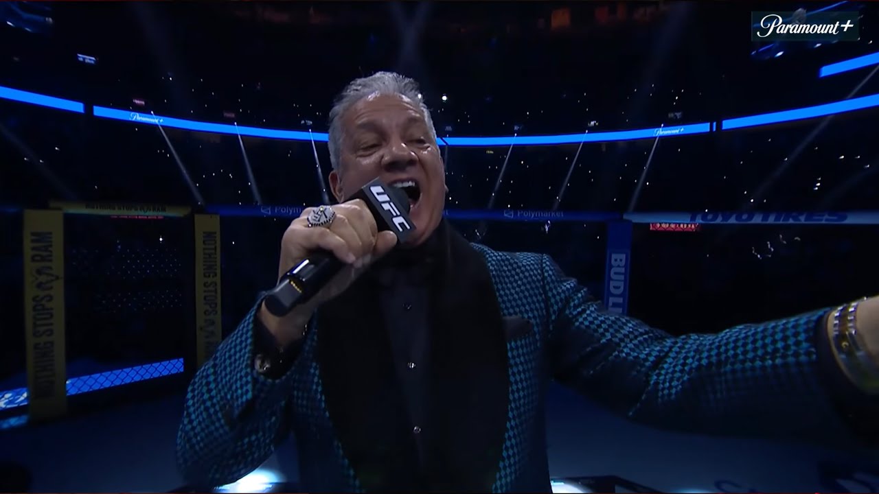 Bruce Buffer Welcomes Fans at UFC 324, Kicking Off the Paramount+ Era 🔥
