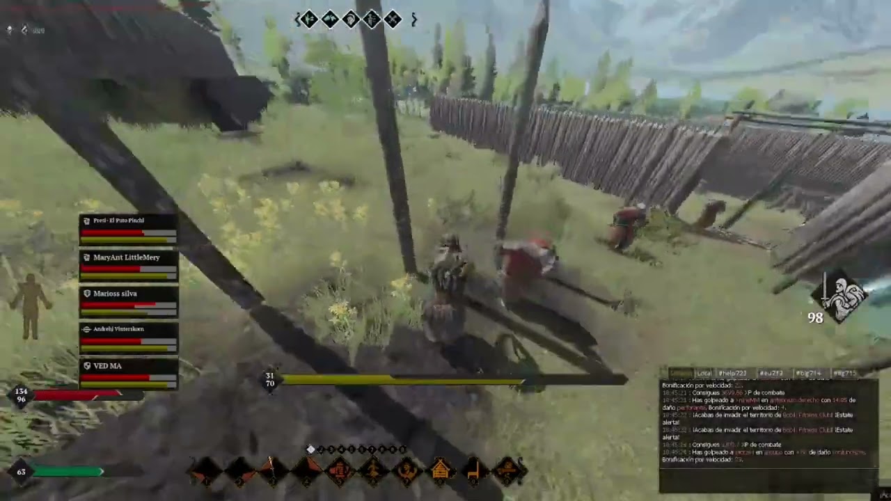 Life is Feudal MMO Some Fights Against DV and Chinatown