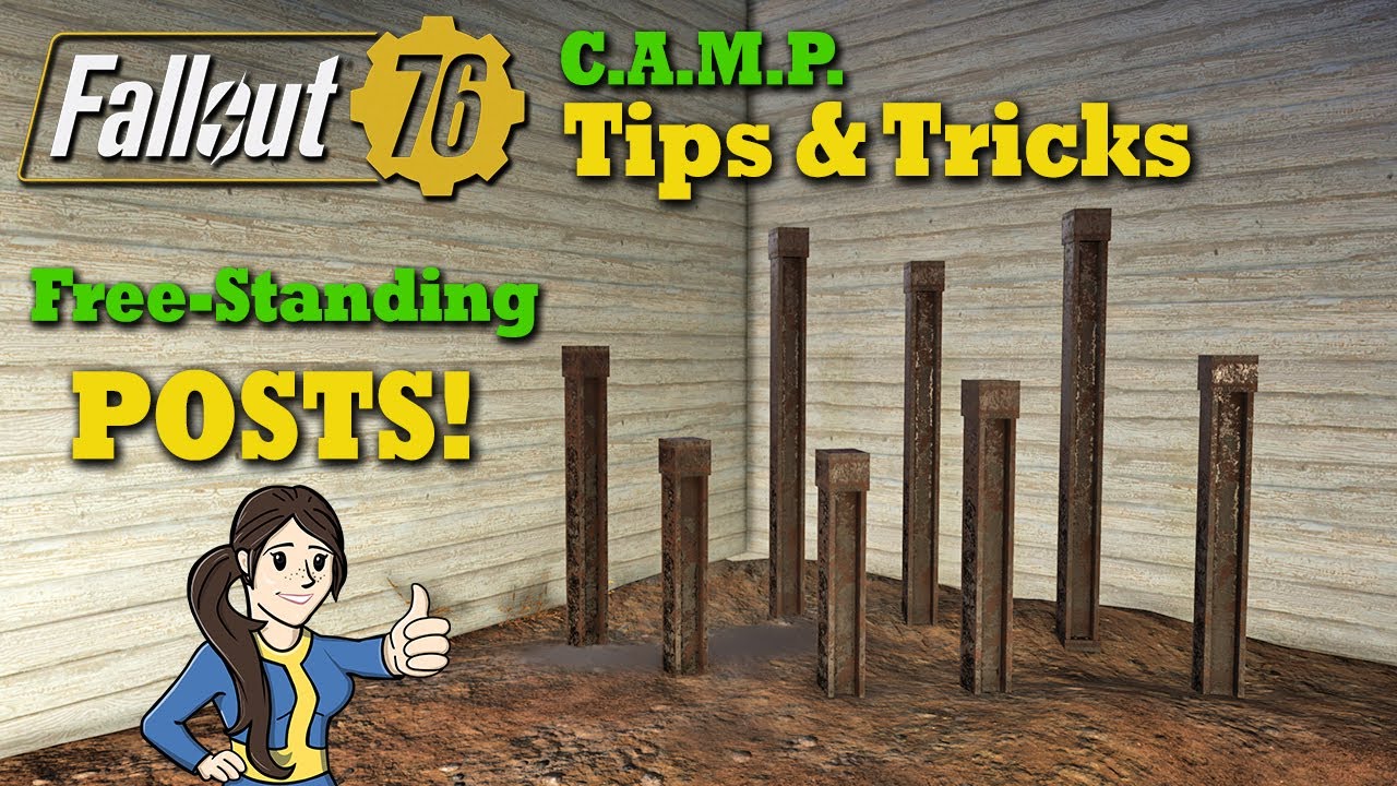 Free-Standing Posts & 7 things you can do with them - Fallout 76 C.A.M.P. Tips & Tricks