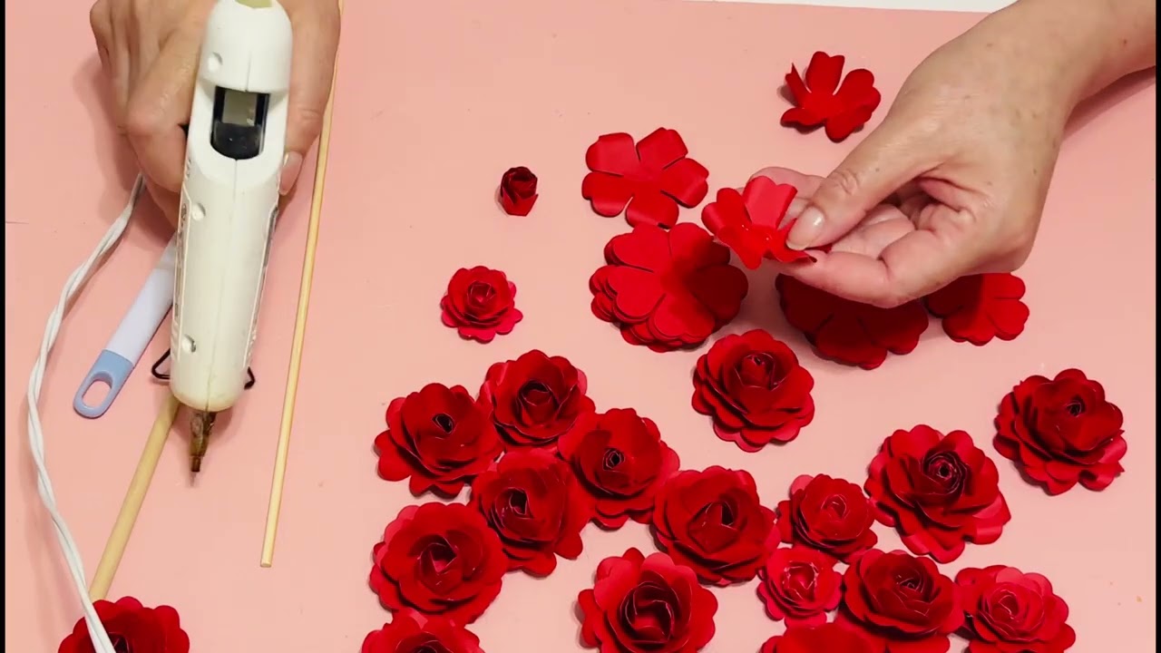 Cómo Hacer Mini Rosas - How To Make Mini Roses
