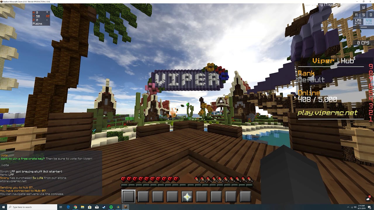 ViperMC - Infernal Realm [ Block Glitched? Shouldnt have died]