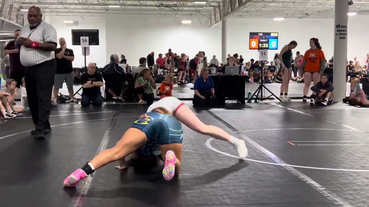 2023 Columbus Day Duals with POWA-Kendall Bibla 145lbs
