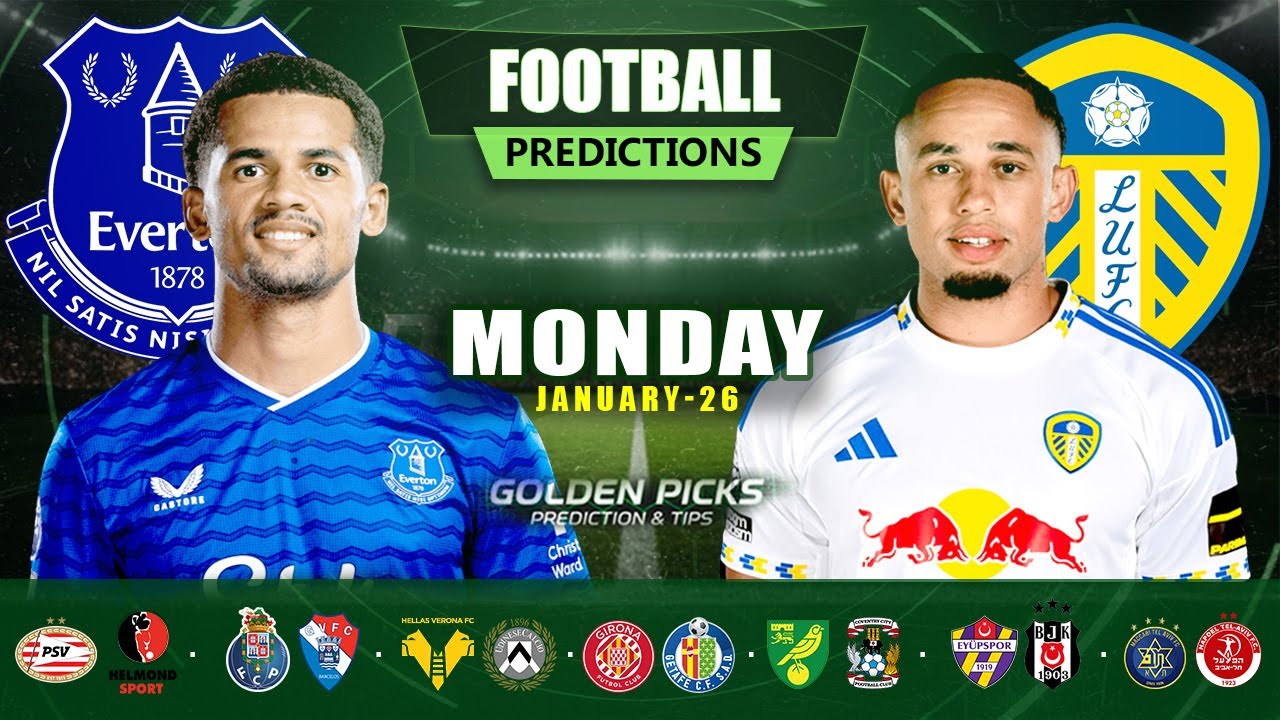 Football Predictions Today 26 January | Possible Scores, Corners & Cards | Golden Picks Plus