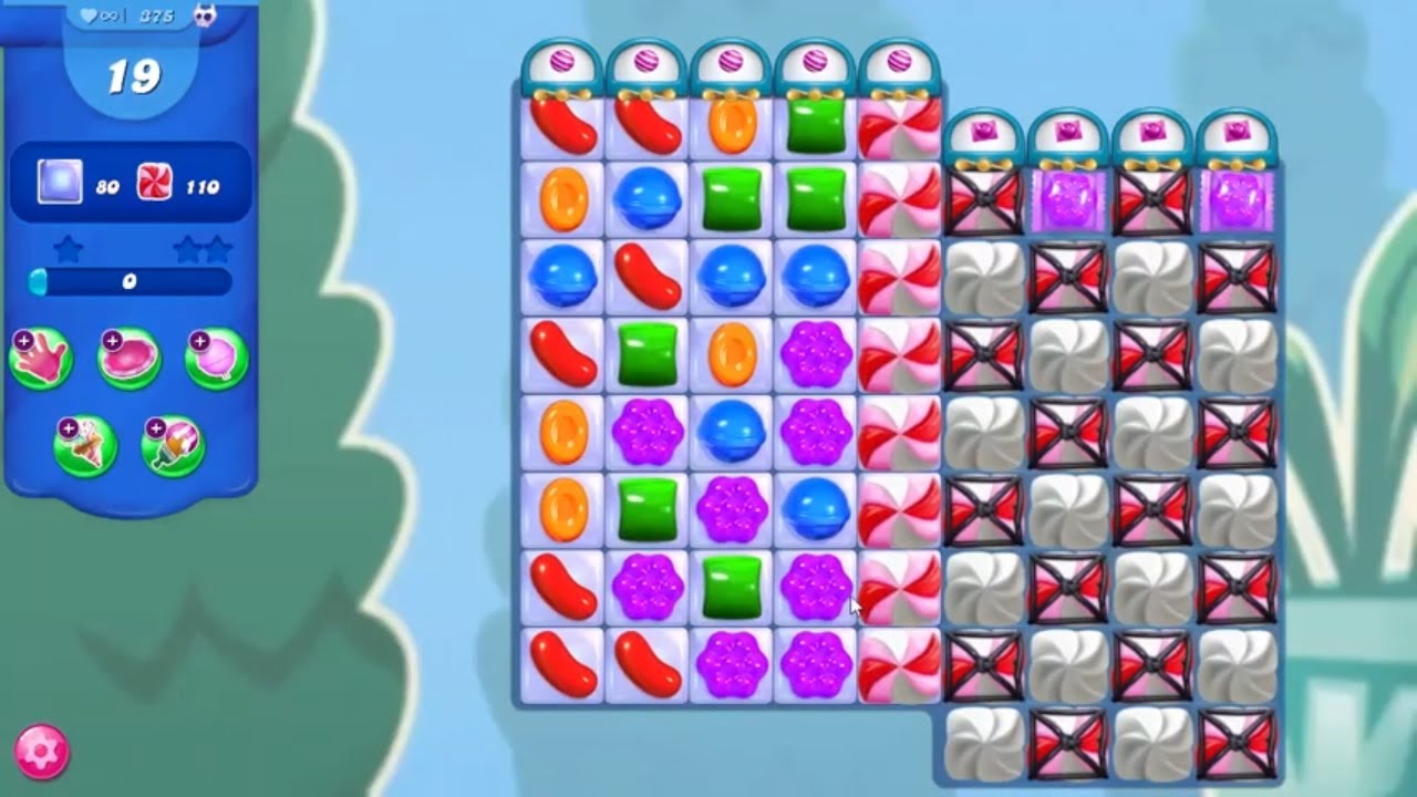 Candy Crush Saga LEVEL 375 NO BOOSTERS (new version)