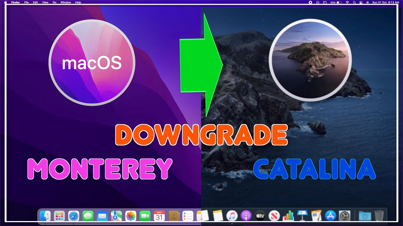 How to downgrade macOS Monterey