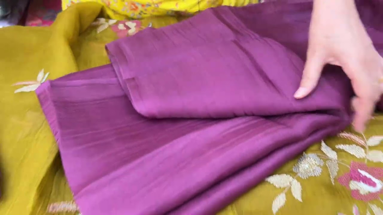 Pure organza elegant party wear !! Beautiful georgette 💃(9896153056)((31/5/25)new collection 💃🌺