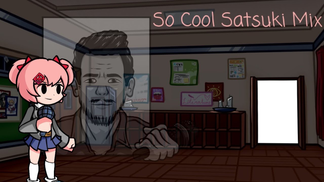 FNF Doki Doki Takeover! Fusion's Festival Encore - So Cool(Satsuki Mix)