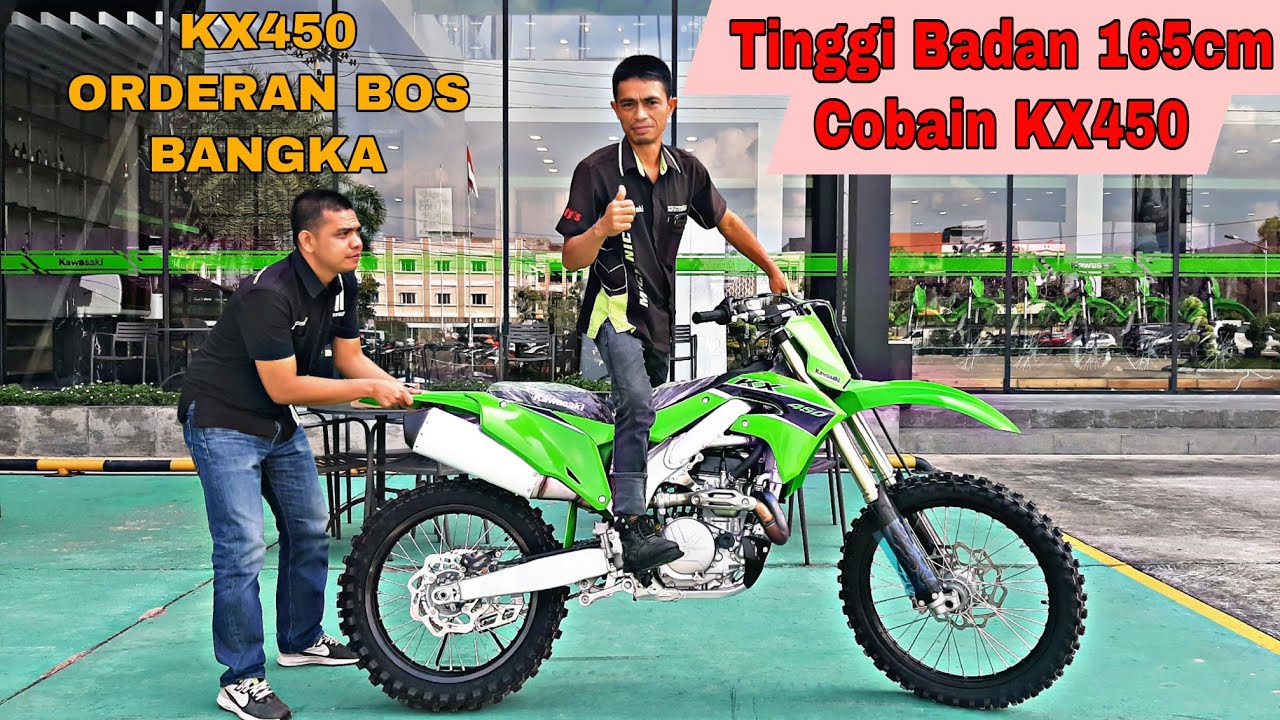 KX450 (2023) Check Sound, Test Ride, dan Harga | Dicoba Rider Dengan Tinggi 165cm