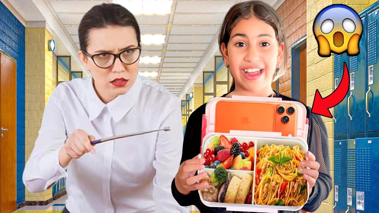 واخيرا…⁉️😳 رانيا حولت إخفاء الأيفون 📲لكي تأخده للمدرسة 🧑‍🏫🏫( جربت طروق غريبة 😱😨)