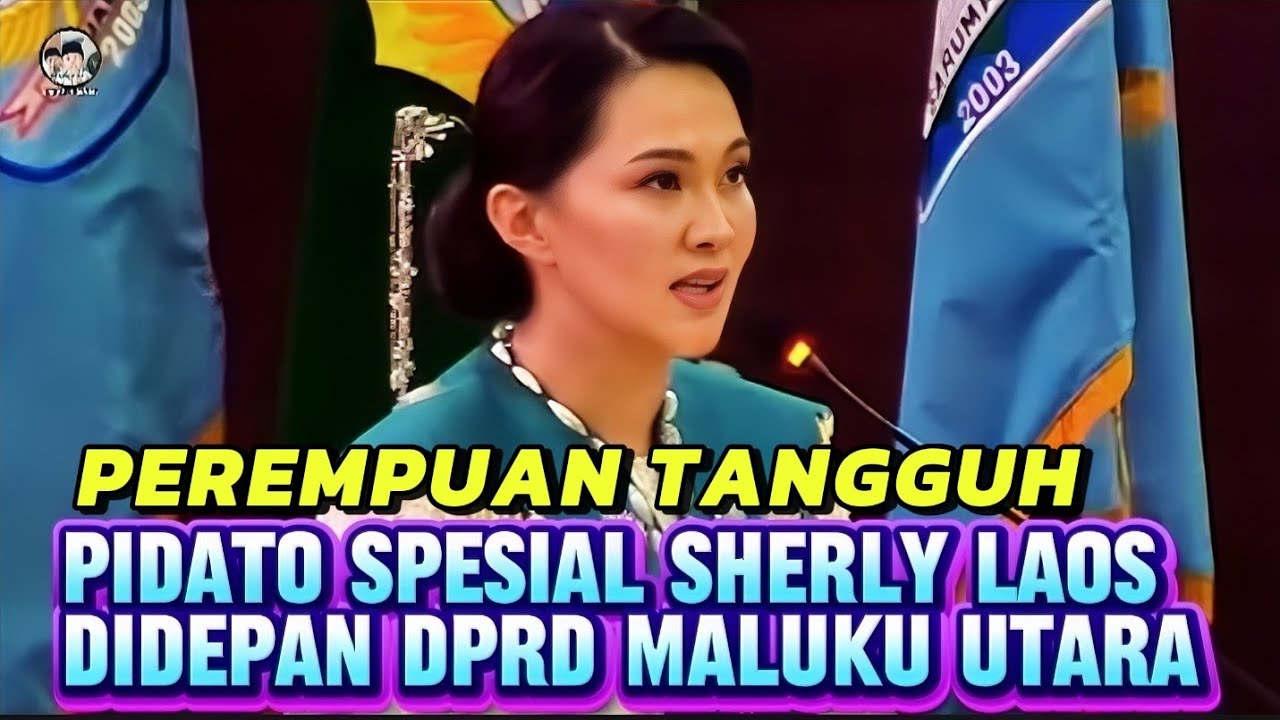 PIDATO Gubernur Maluku Utara Sherly tjoanda Laos pada rapat paripurna istimewa dprd Maluku Utara 