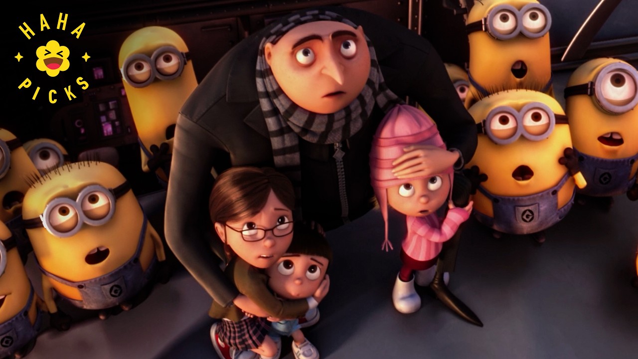 Gru's EPIC Moon Rescue Saves the Girls from Vector | Despicable Me