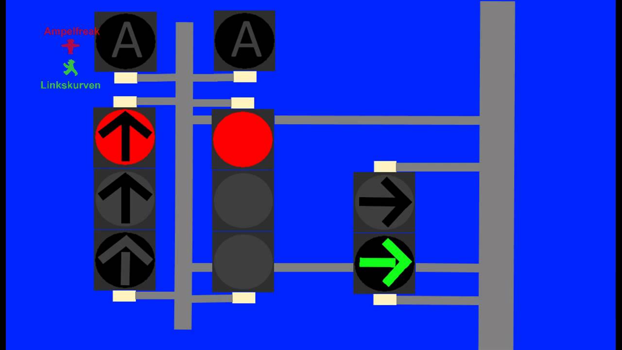 Animation: Ampelanlage mit Besonderheit in Tübingen