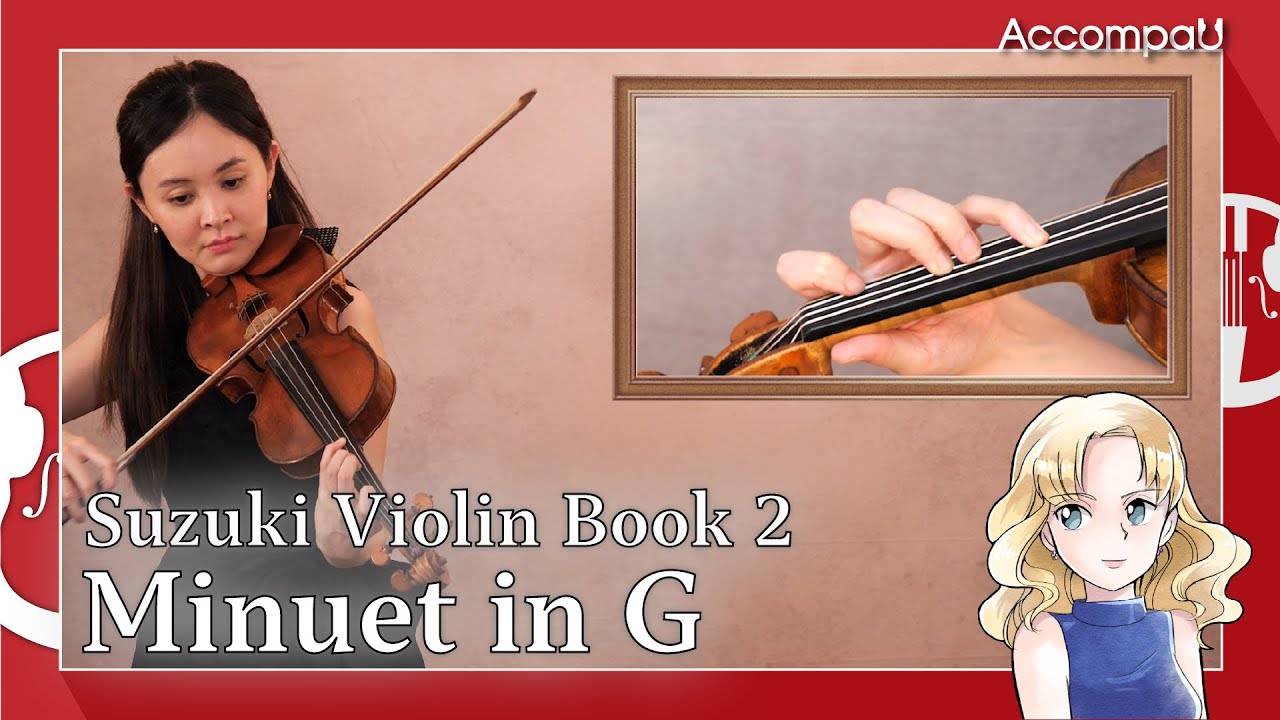Minuet in G | L.van Beethoven | Suzuki Violin Book 2【Practice Version】