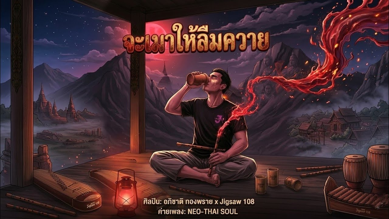 จะเมาให้ลืมควาย (Jigsaw 108) - อภิชาติ ทองพราย / [Official Audio]