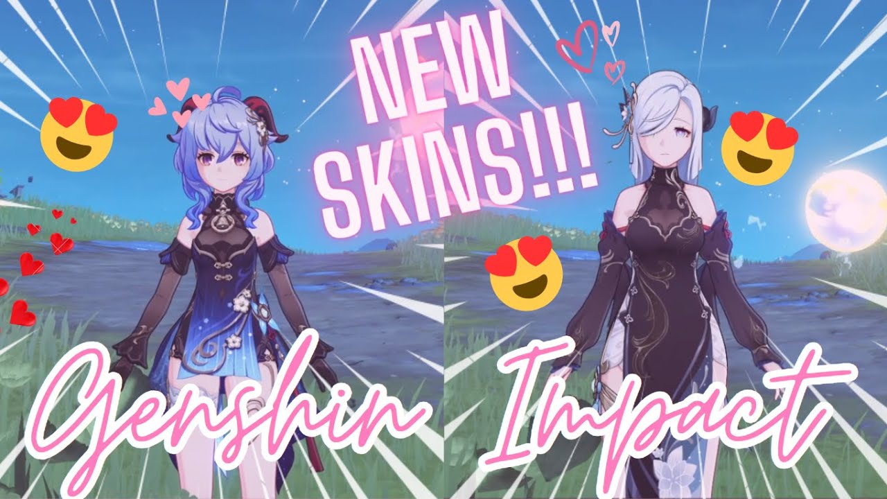 🎀 Ganyu and Shenhe skins! ✨| Genshin Impact Keyboard ASMR (HANDCAM)