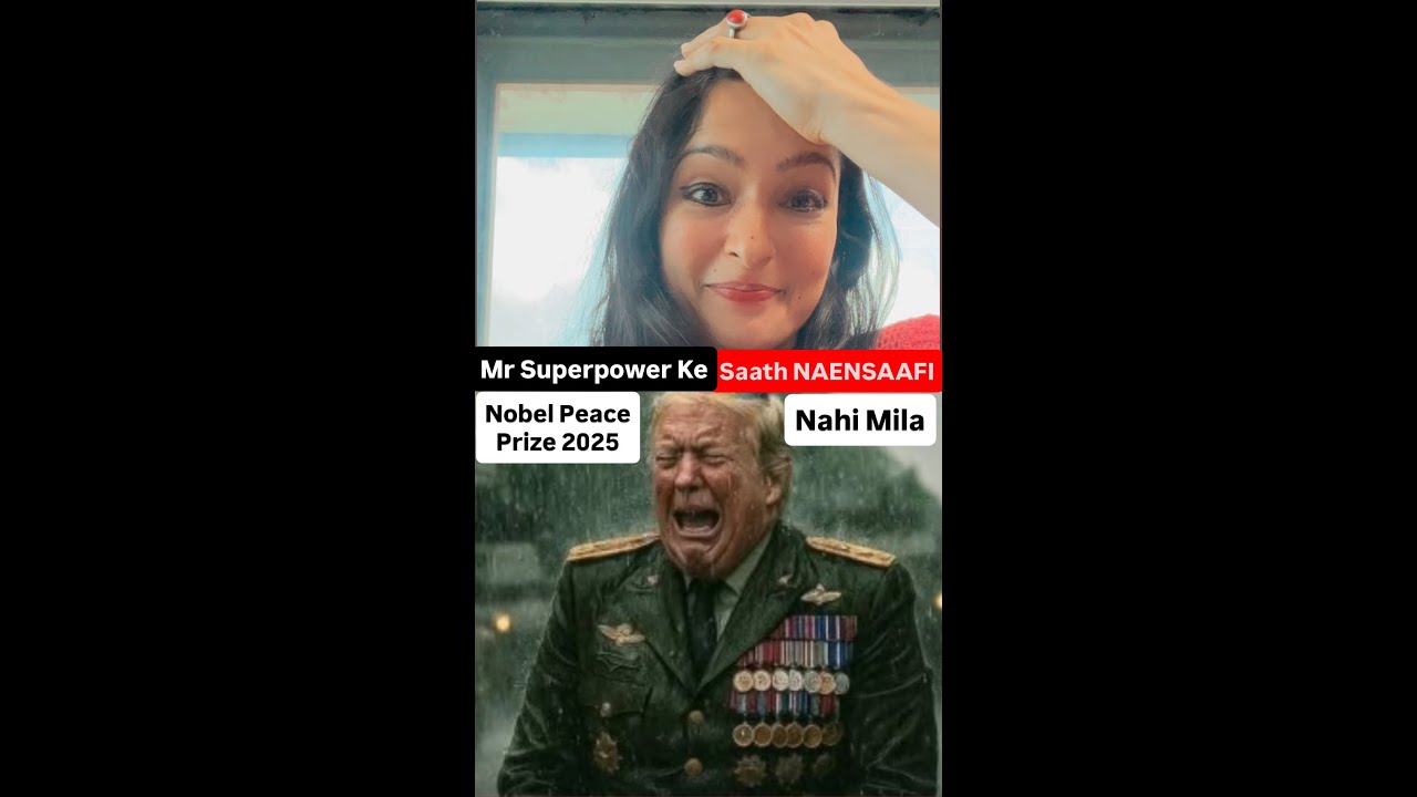 Toot Gaya Mr Superpower Ka Sapna | Nobel Peace Prize | Donald Trump | Nobel