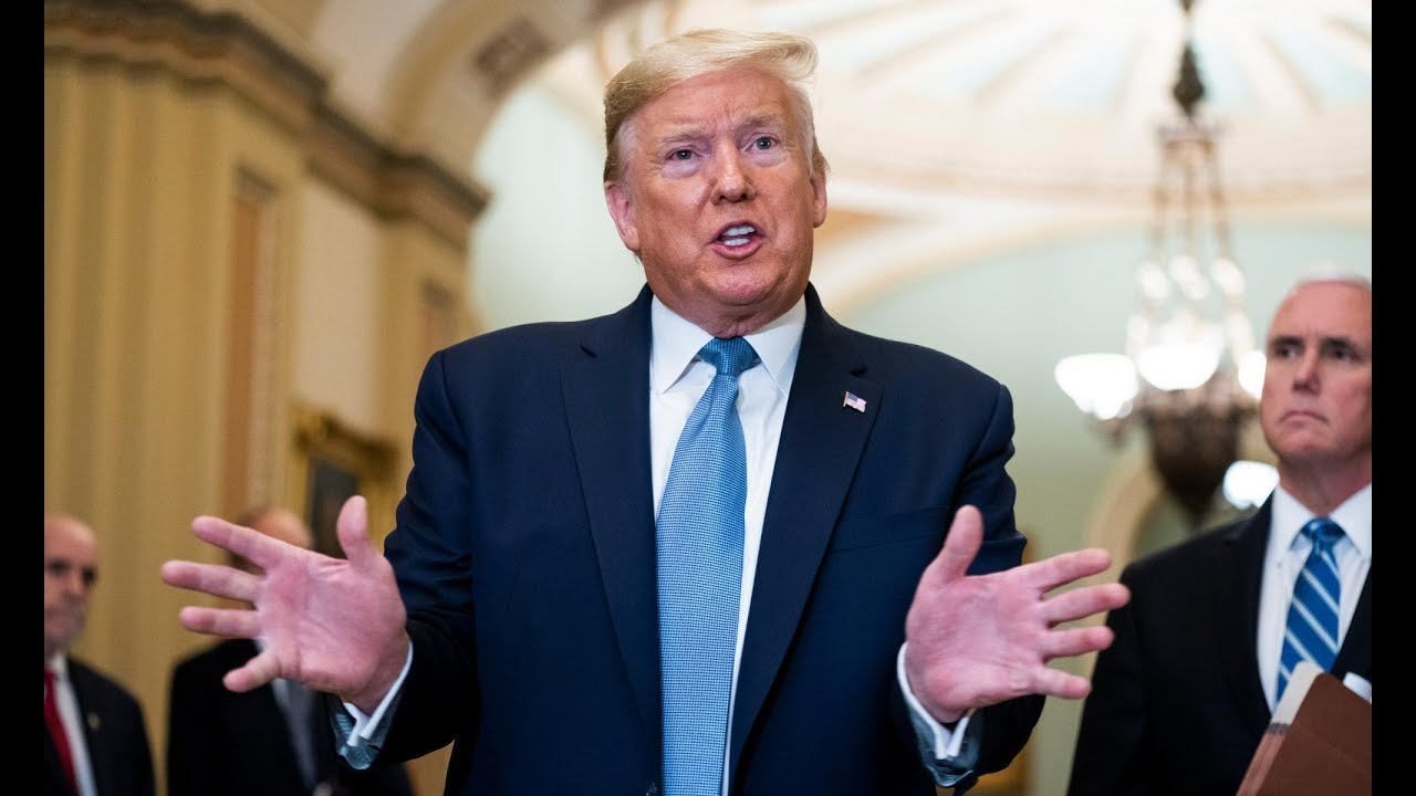 Donald Trump addresses US on coronavirus - watch live