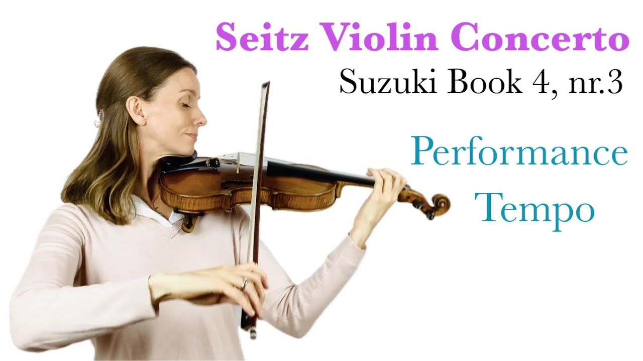 How to play Seitz Violin Concerto