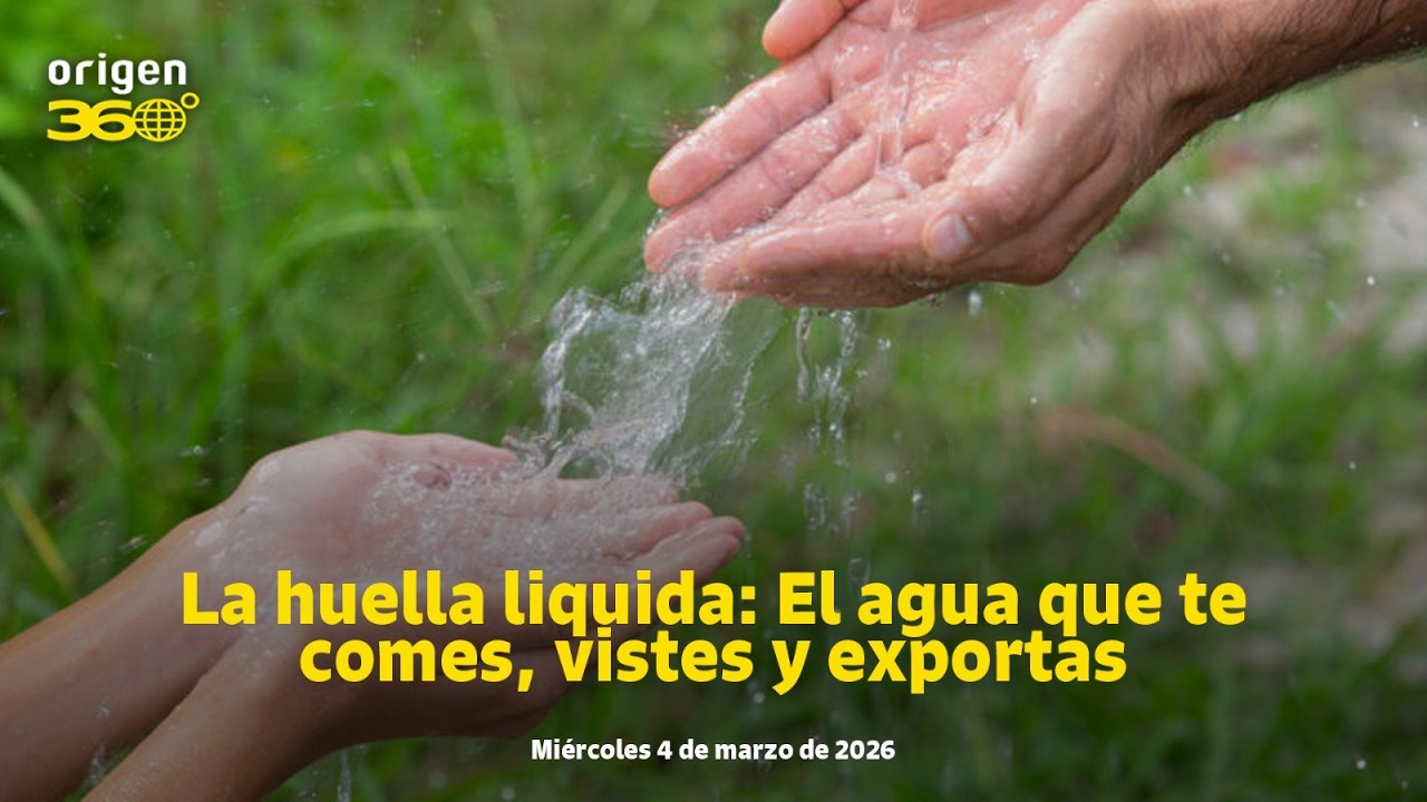 En Vivo | ​La huella líquida: El agua que te comes, vistes y exportas