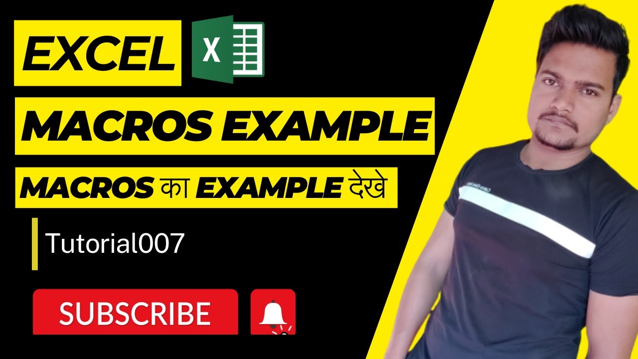 How to Use Macro | Macro Example in Microsoft Excel| Part - 47 | @Tutorial007