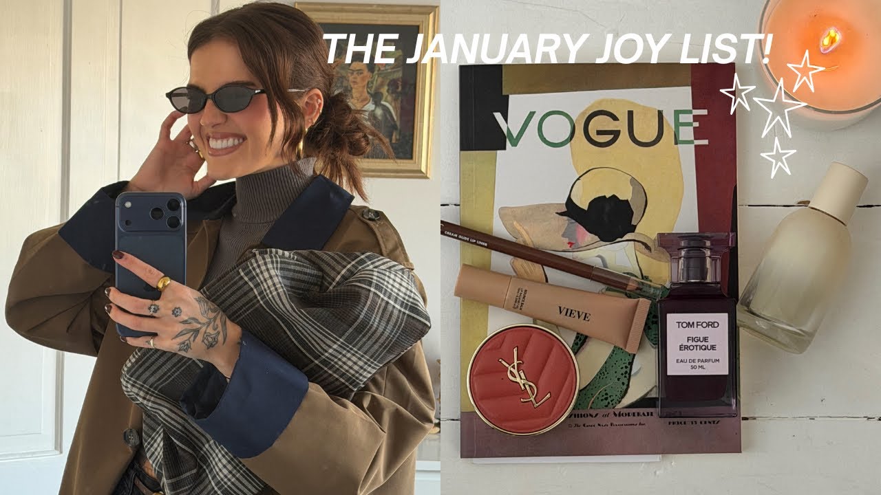 JANUARY JOY - therapy, books, films + beauty! 