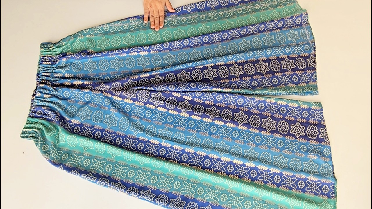 Расклешенные брюки-палаццо: крой и пошив. Полный видеоурок | Раскрой и пошив брюк-палаццо