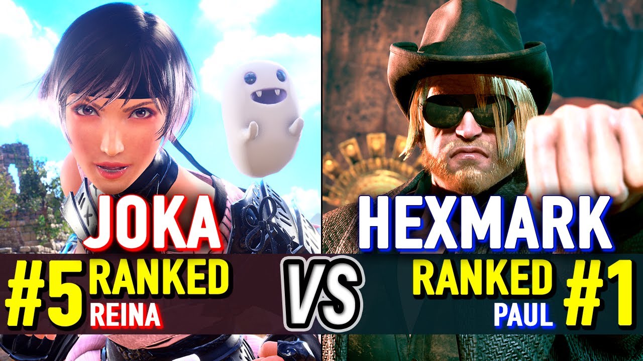 T8 🔥 JOKA (#5 Ranked Reina) vs HEXMARK (#1 Ranked Paul) 🔥 Tekken 8 High Level Gameplay