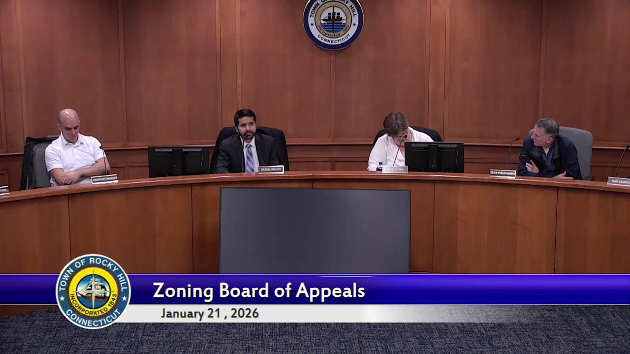 Zoning Board of Appeals - January 21,  2026
