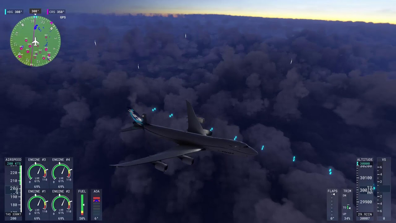 Flight simulator 2024 Online Melbourne to Alice spring