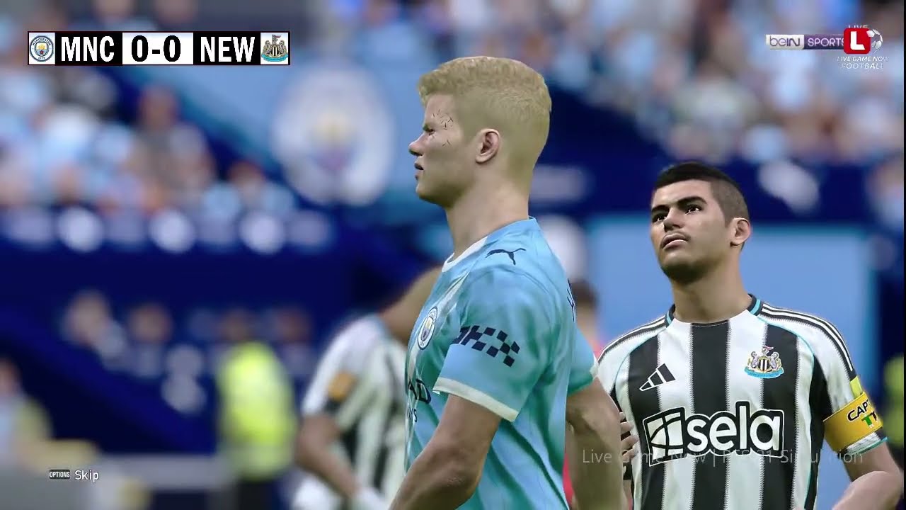 LIVE : Manchester City vs Newcastle United | EFL Cup 2026 | PES 21 Simulation Gameplay