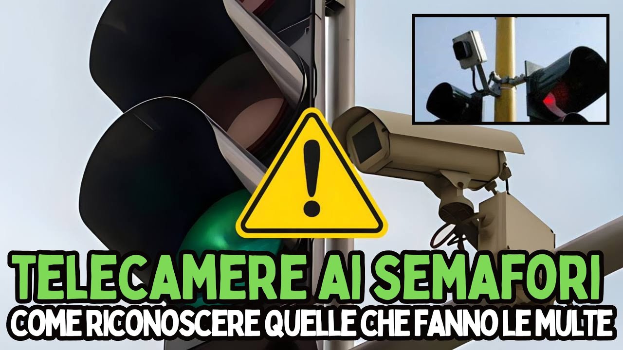 SEMBRANO INNOCUE MA NON LO SONO: QUALI SONO LE TELECAMERE AI SEMAFORI CHE TI MULTANO SUL SERIO?