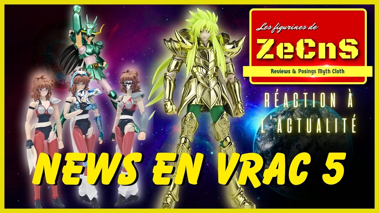 Newscast Myth Cloth - Les Figurines de ZeCnS - News en Vrac 5 (Shion Lost Canvas Shinetime...)