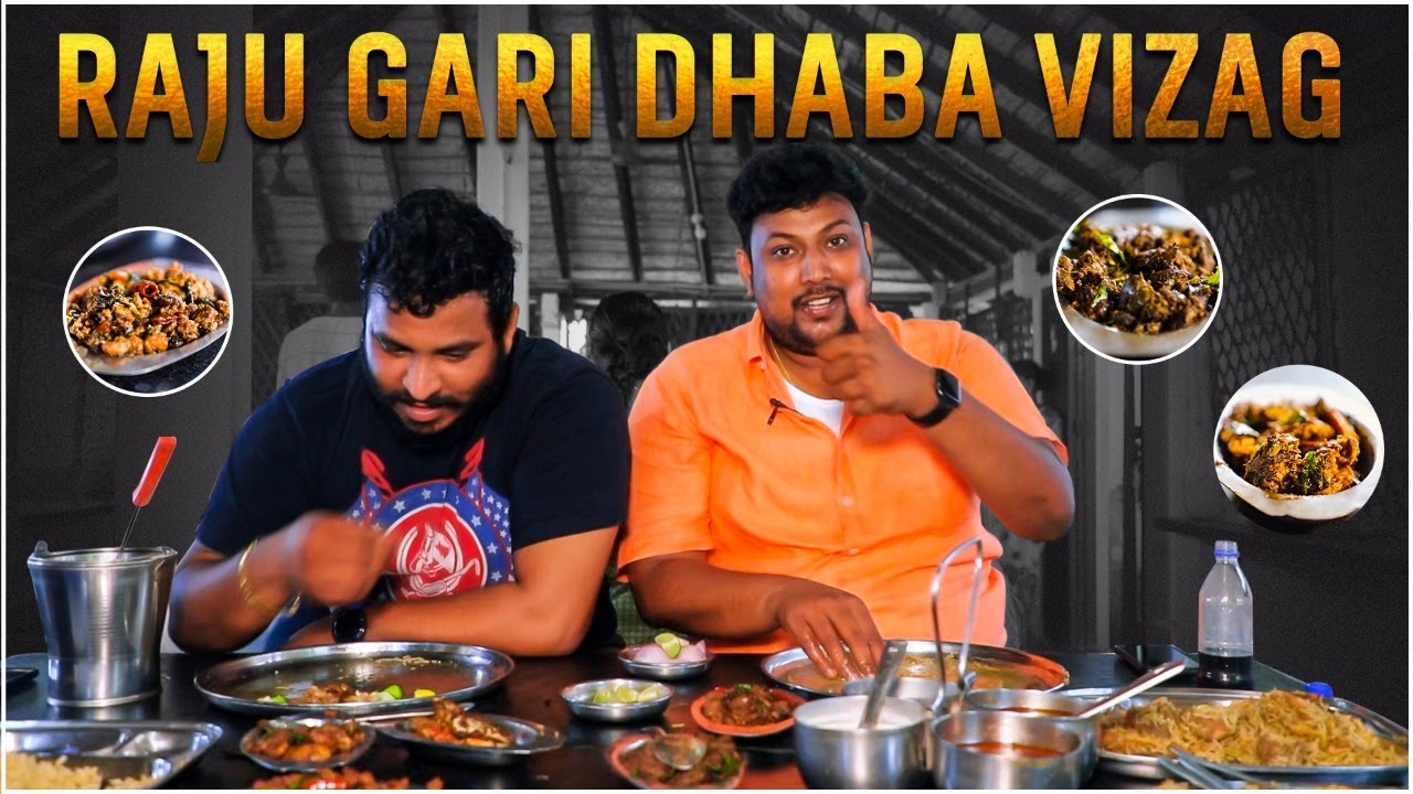 Spicy food at Raju gari Dhaba | Vizag | Chicken Biryani |