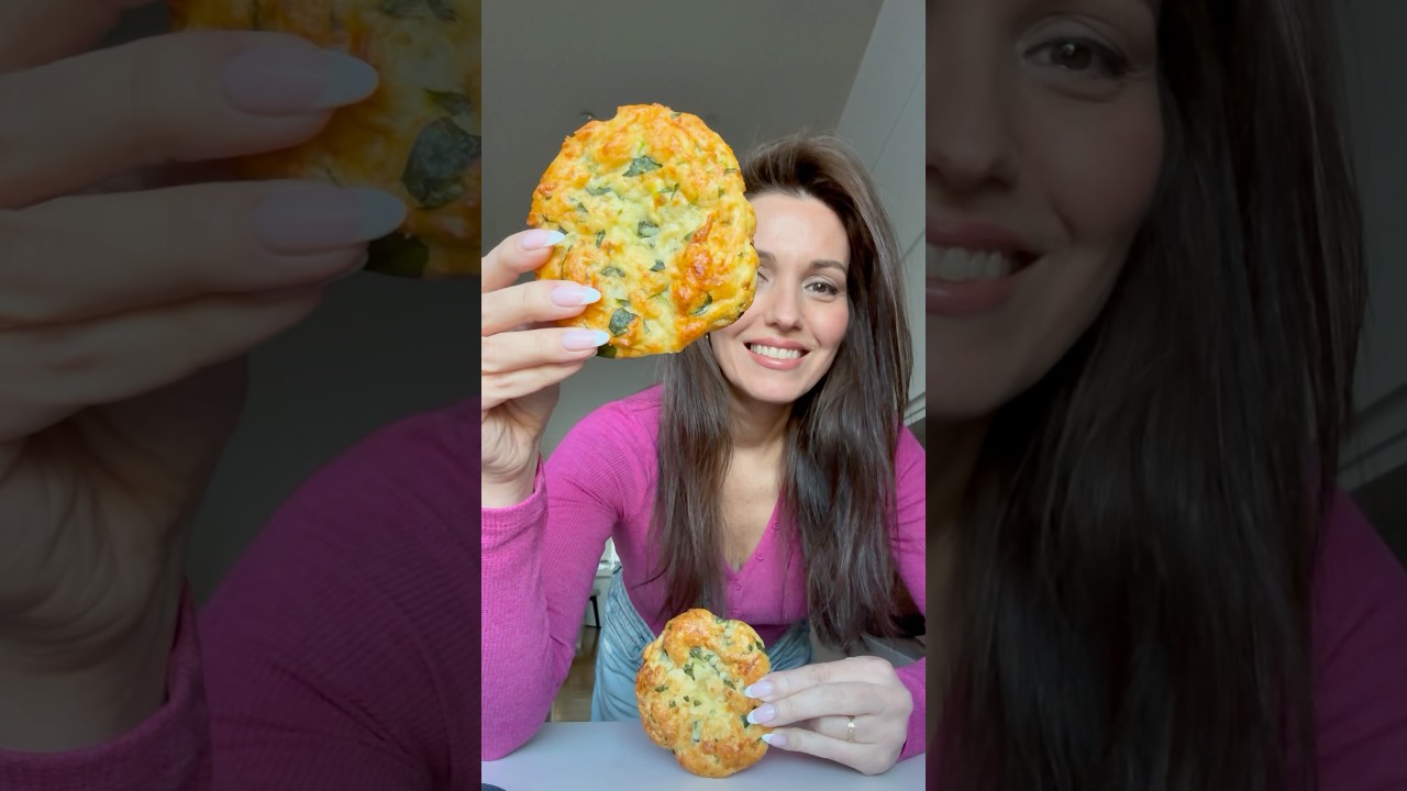 I can&rsquo;t stop making these High Protein Spinach Cottage Cheese Flagels #shorts ￼