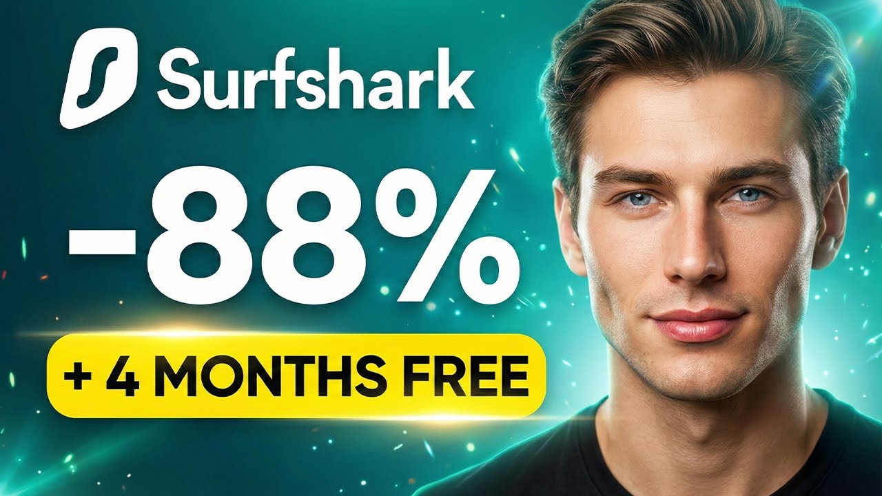Surfshark Coupon Code 2025 ✅ 88% OFF Discount + FREE VPN Months!